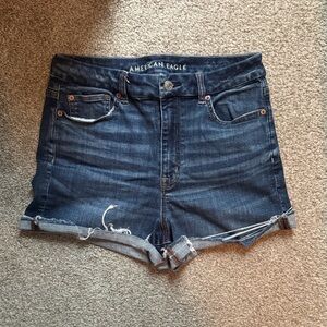 American Eagle Outfitters Dark Blue Jean Shorts